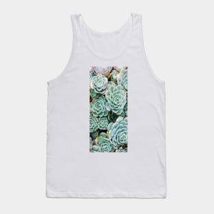 Green Succulent Close Up Tank Top